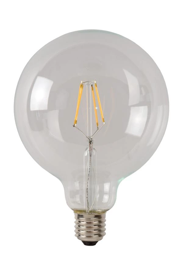 Lucide G125 - Filament lamp - Ø 12,5 cm - LED Dimb. - E27 - 1x5W 2700K - Transparant - uit